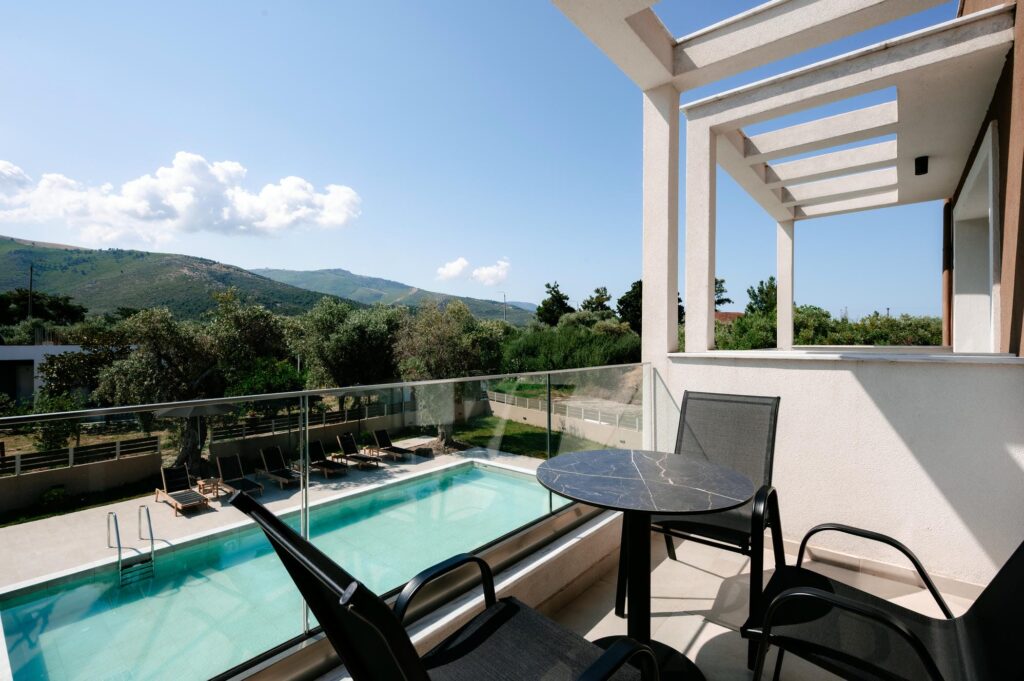 Private balcony